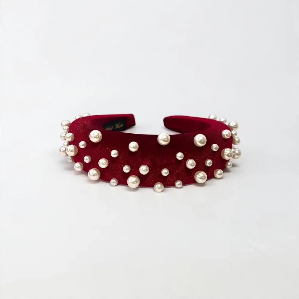 Women Elegant Pearls Headband